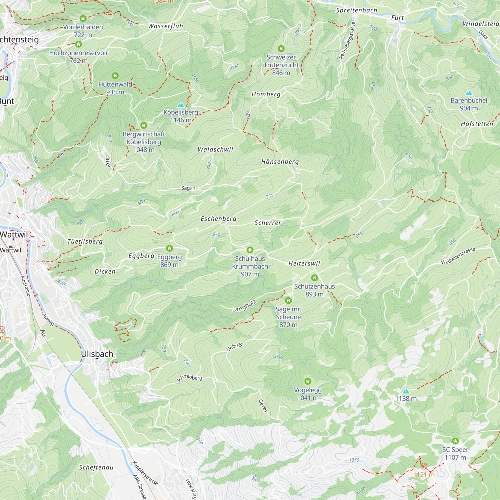 Schulhaus Krummbach map