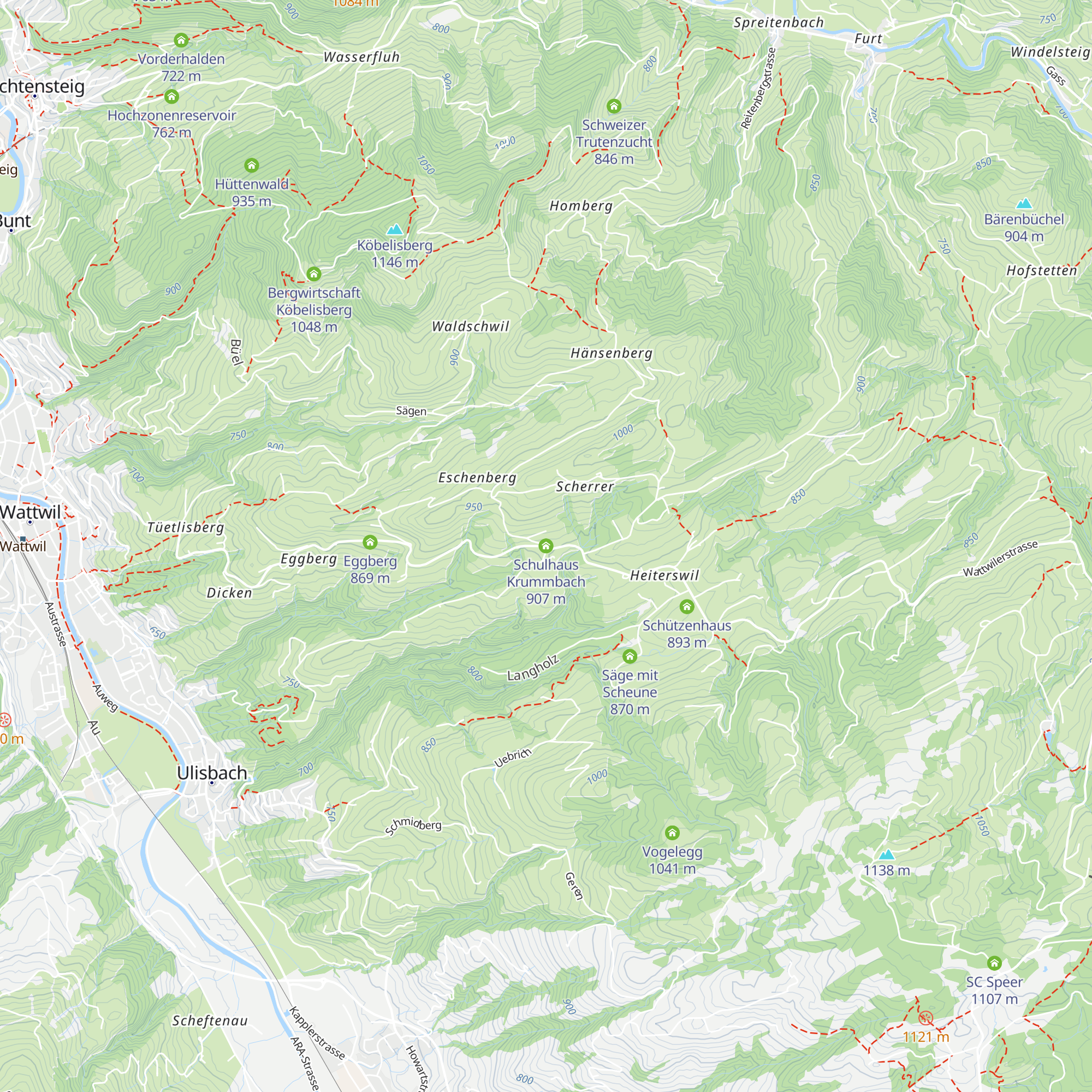 Schulhaus Krummbach map