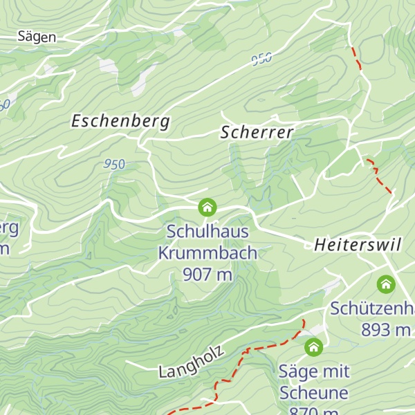 Map of Schulhaus Krummbach