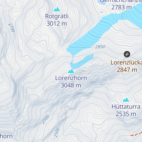 Map of Lorenzhorn