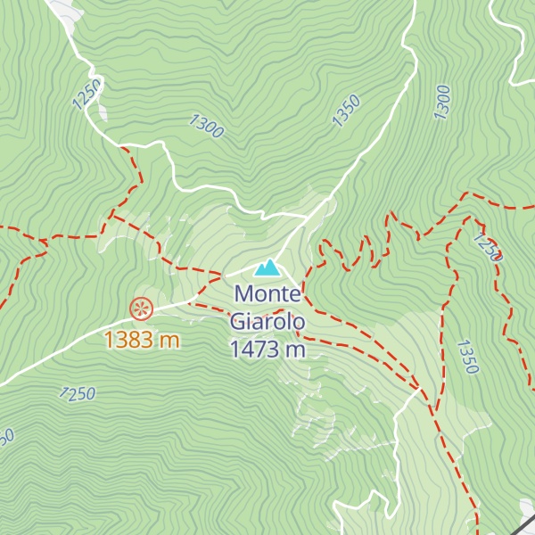 Map of Monte Giarolo