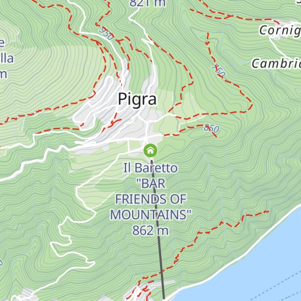 Map of Il Baretto "BAR FRIENDS OF MOUNTAINS"