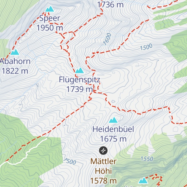 Map of Alp Oberchäseren