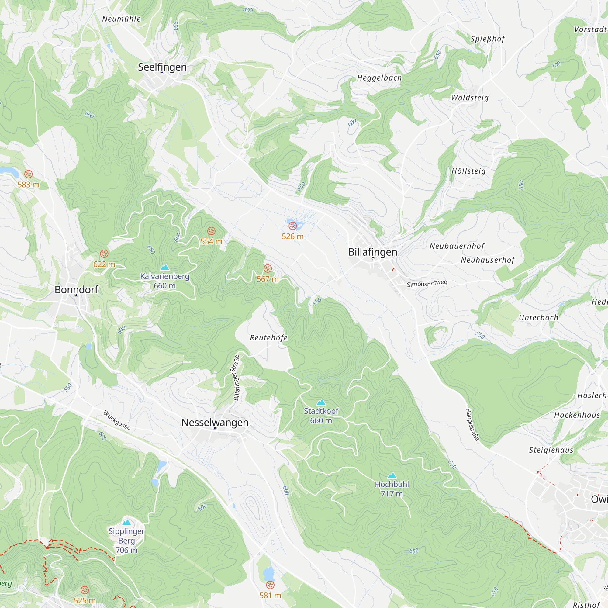 Grillhütte Billafingen map