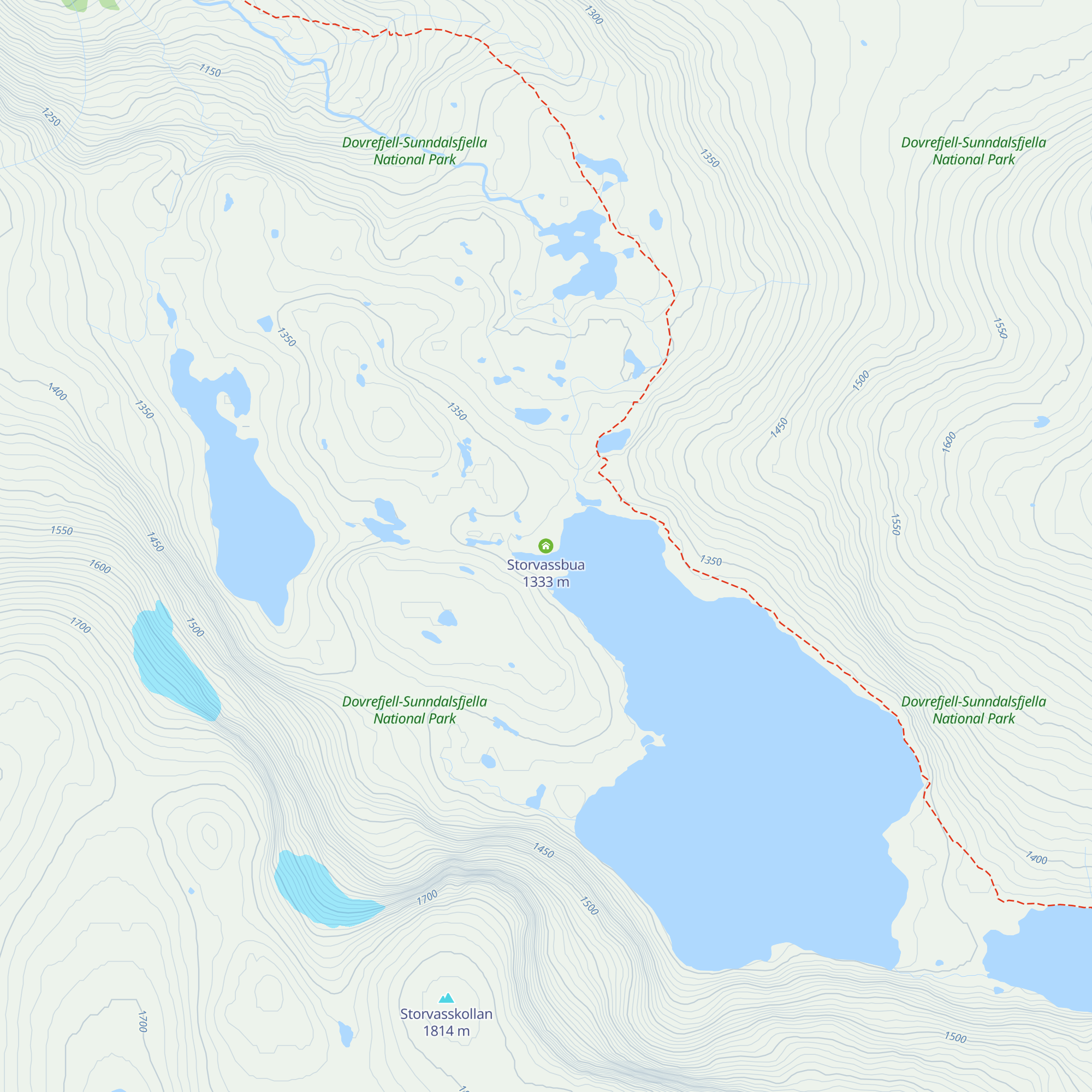 Storvassbua map