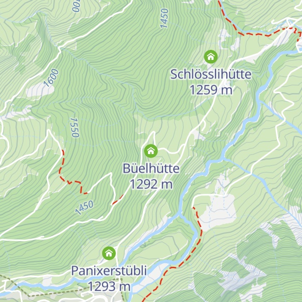 Map of Büelhütte
