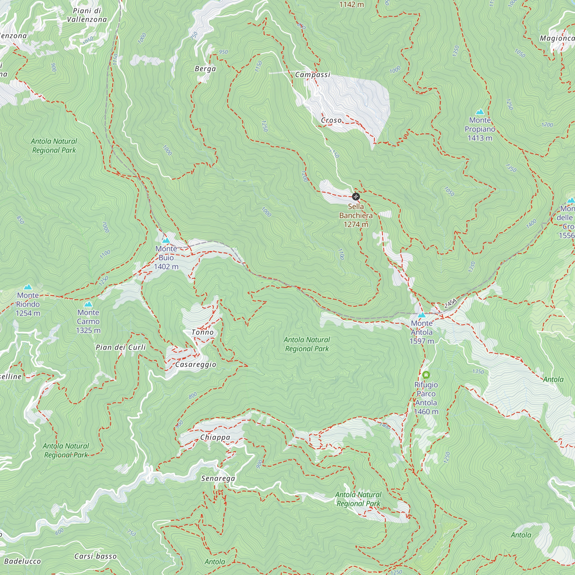 Capanna di Tonno map