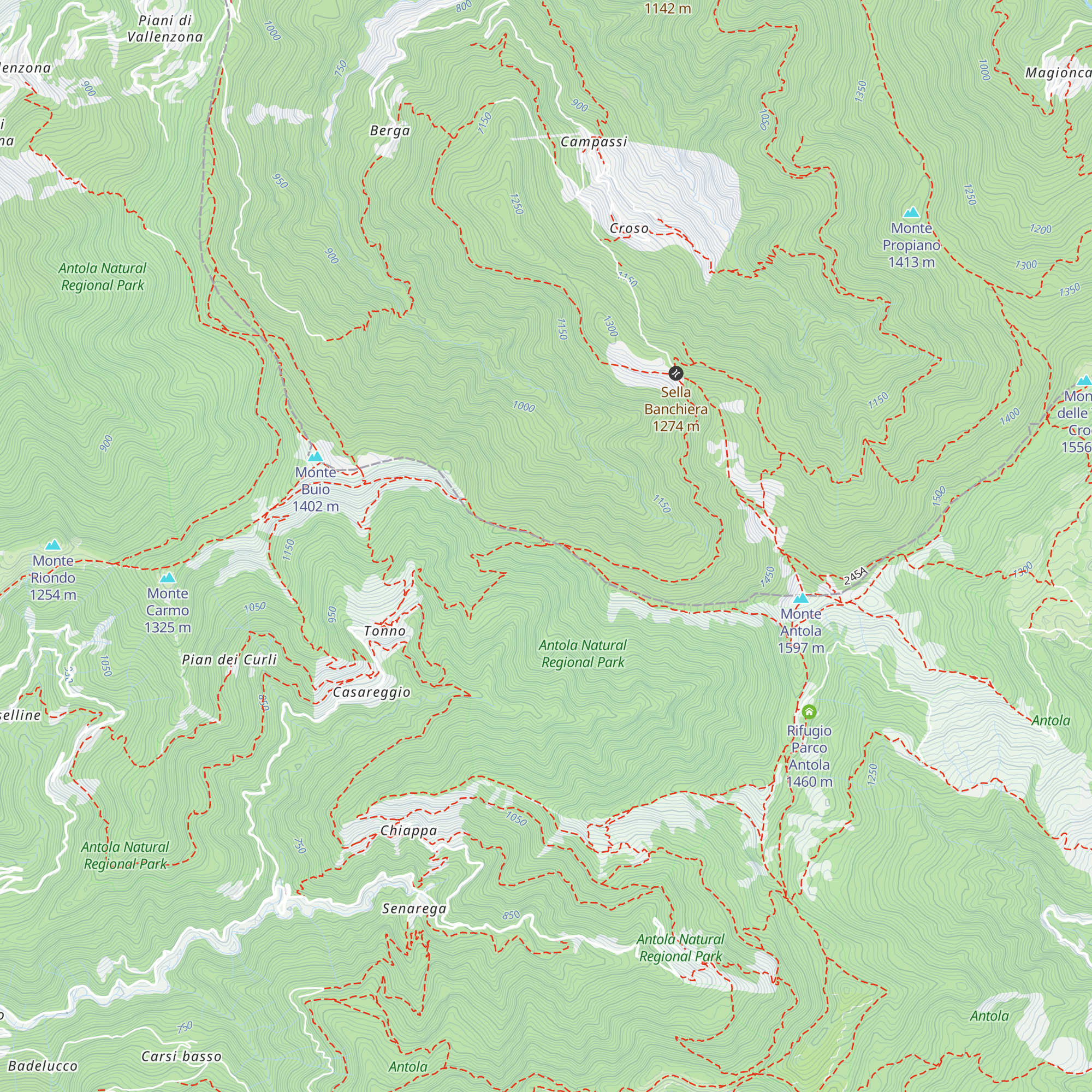 Capanna di Tonno map