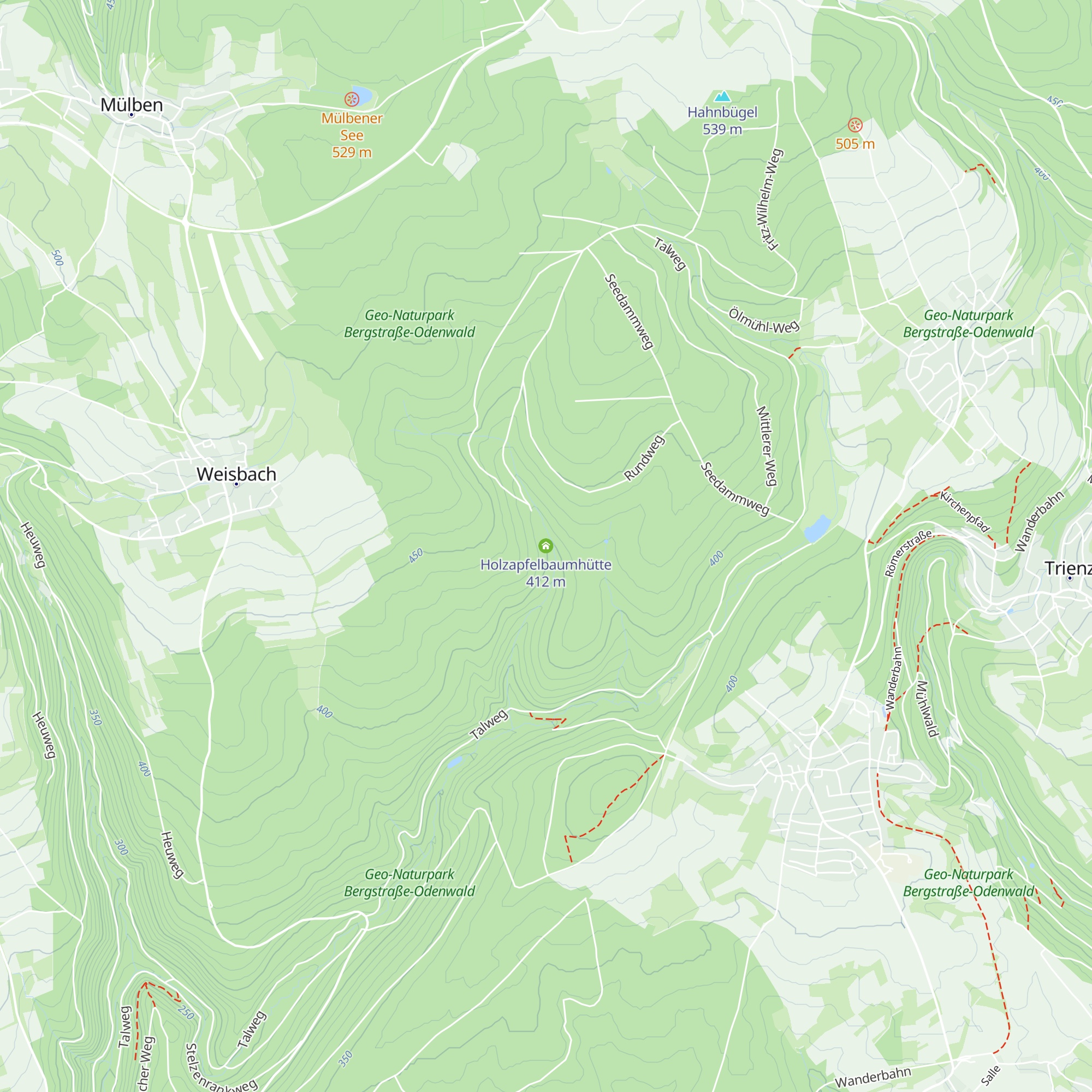 Holzapfelbaumhütte map