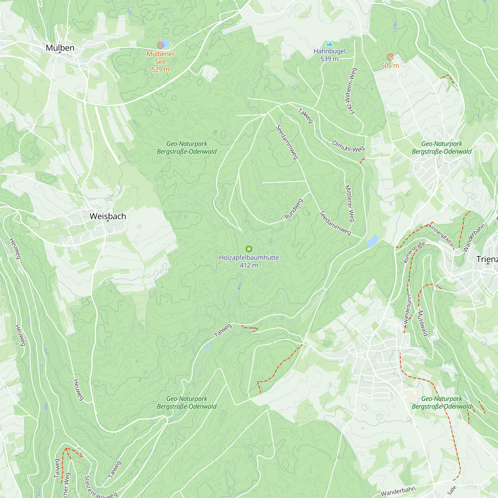Holzapfelbaumhütte map