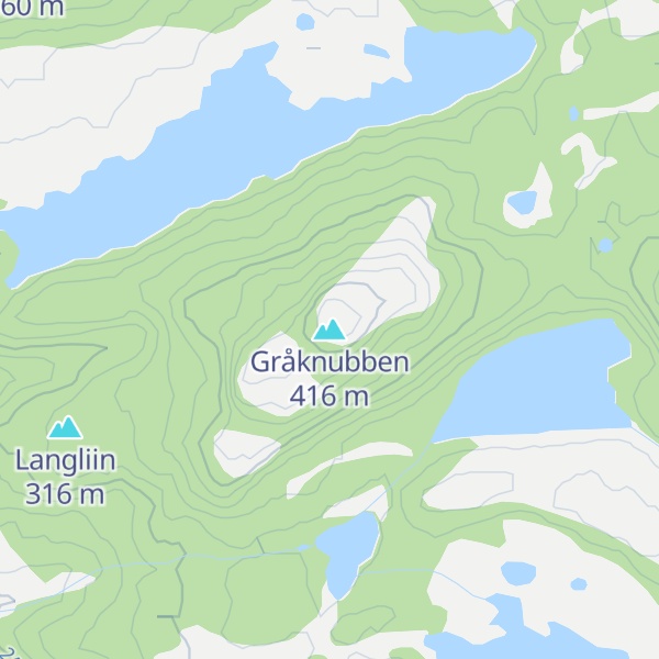 Map of Gråknubben