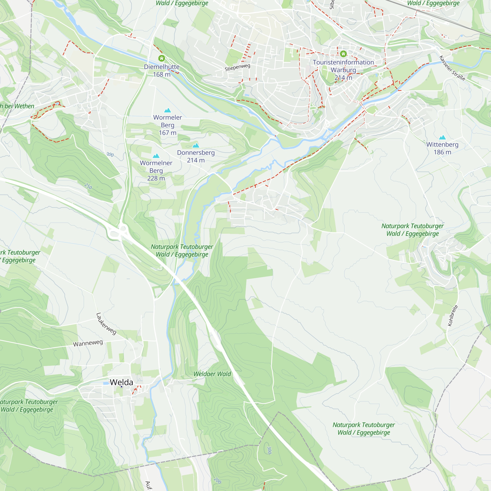 Lindenhütte map