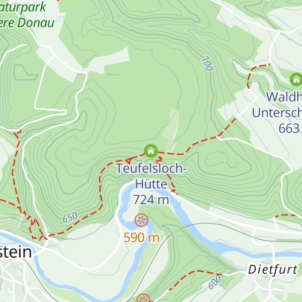 Map of Teufelsloch-Hütte