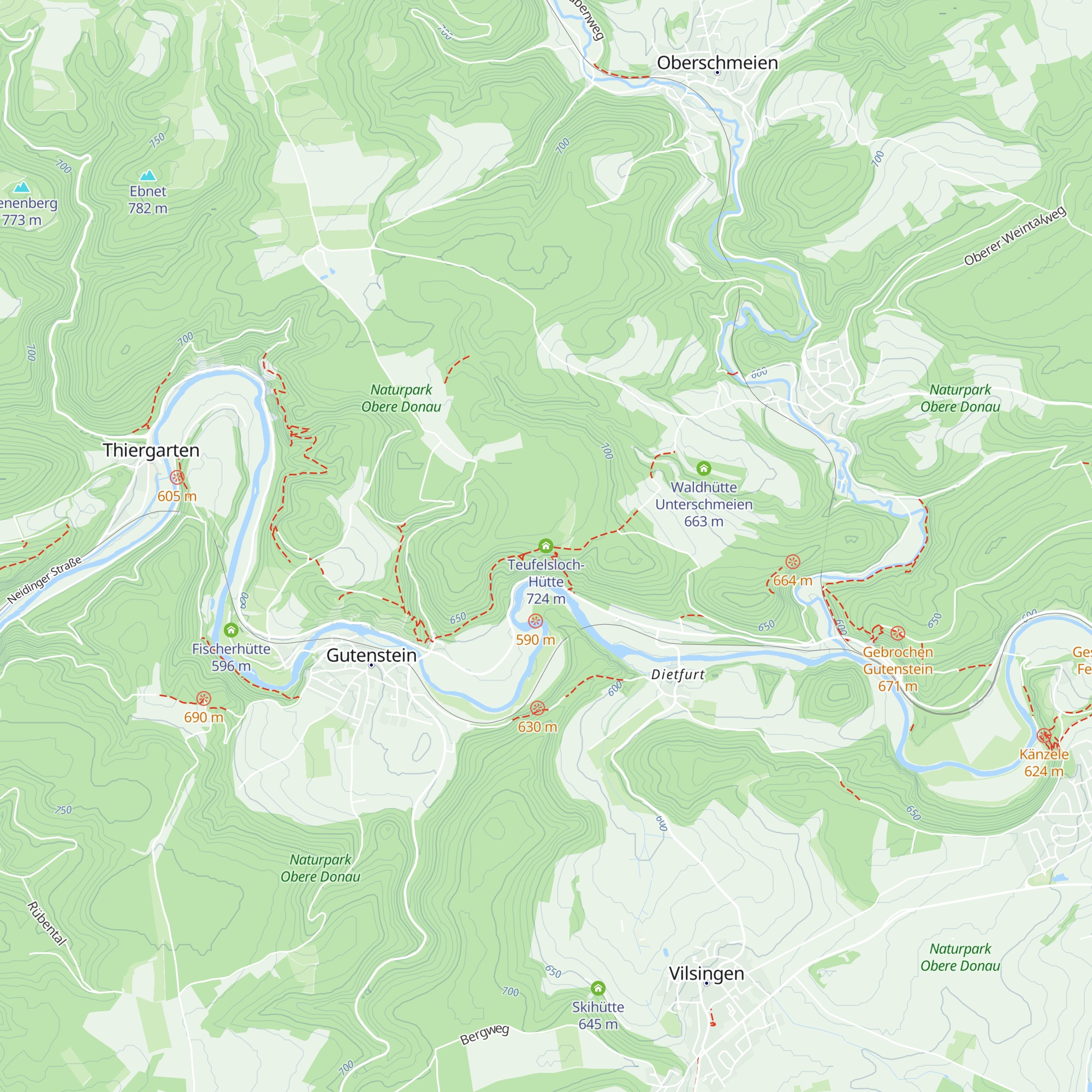 Teufelsloch-Hütte map