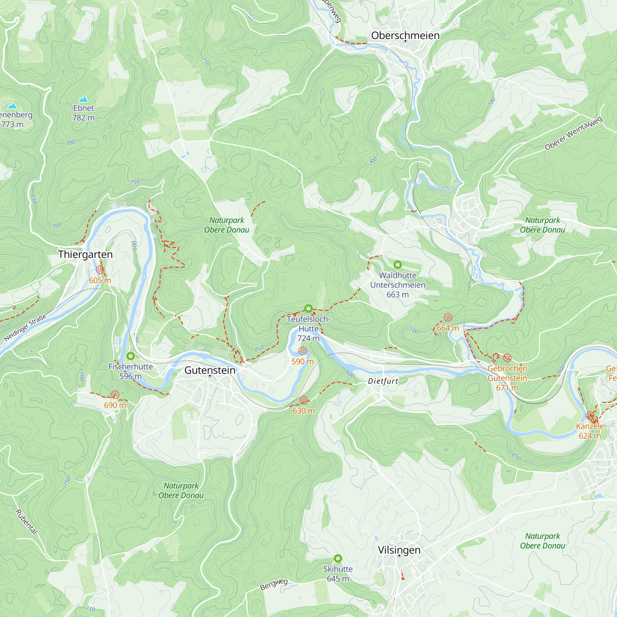 Teufelsloch-Hütte map