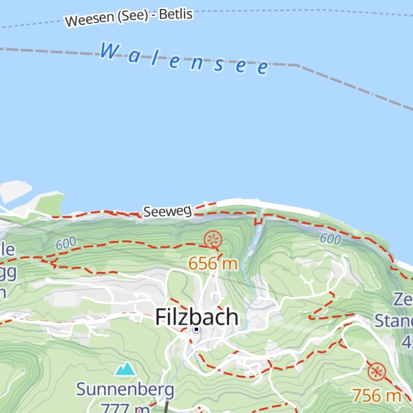 Map of Zentrale Weisswand