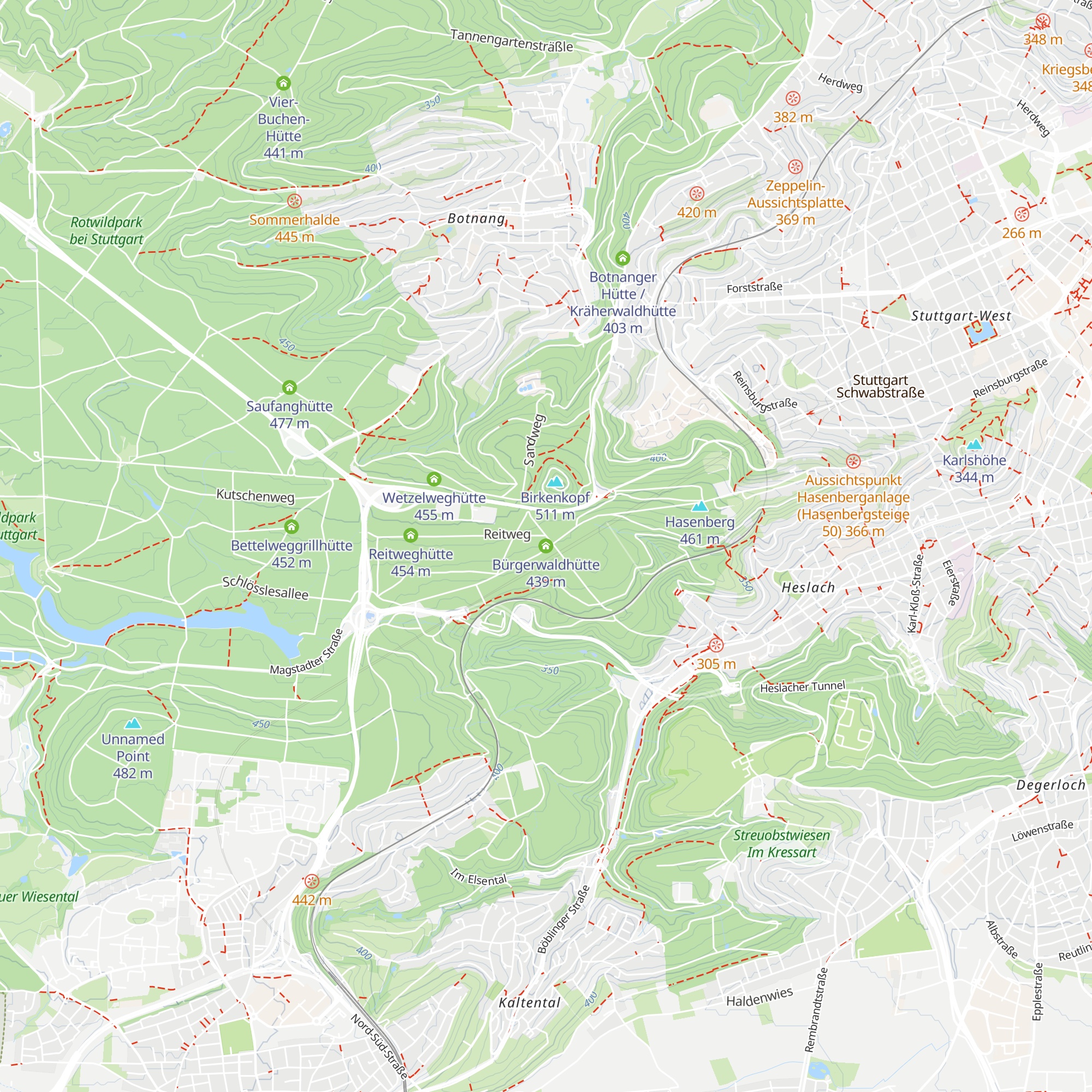 Bürgerwaldhütte map