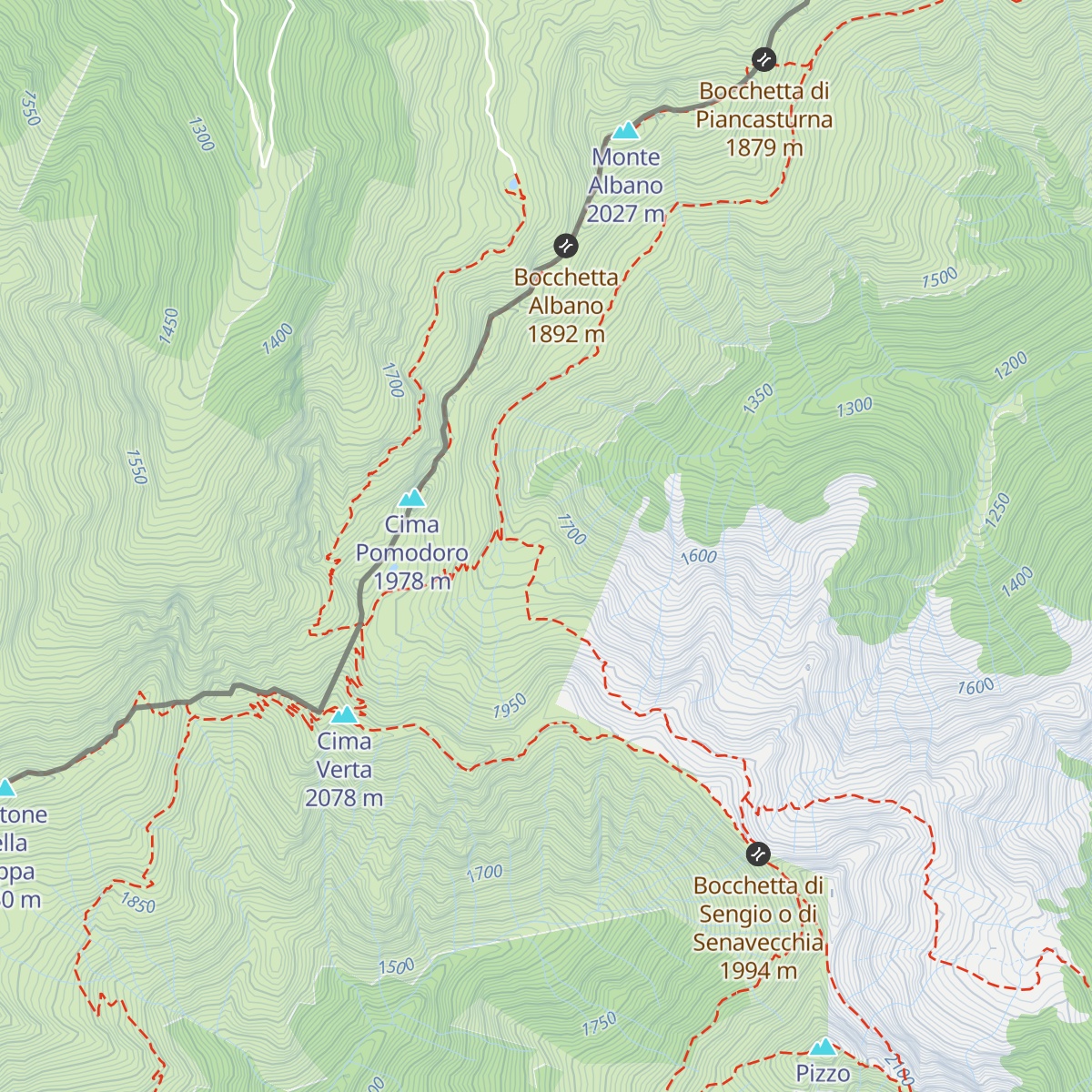 Rifugio Sommafiume map