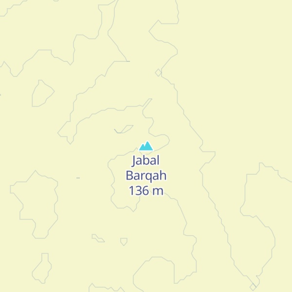 Map of Jabal Barqah