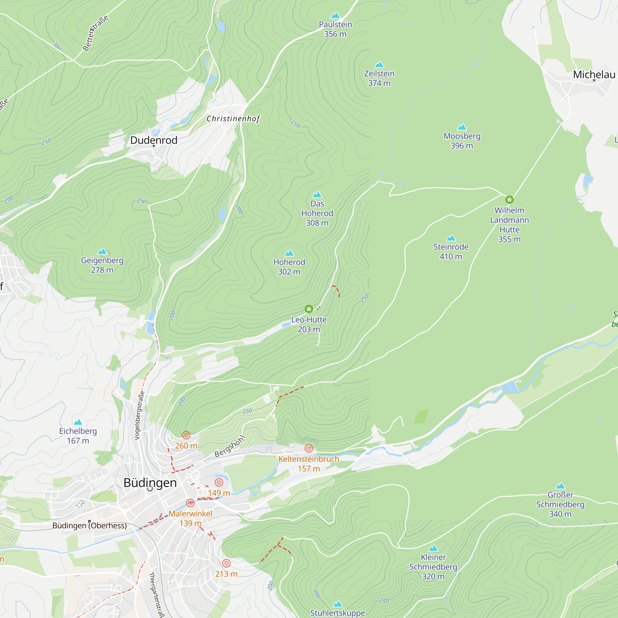 Leo-Hütte map