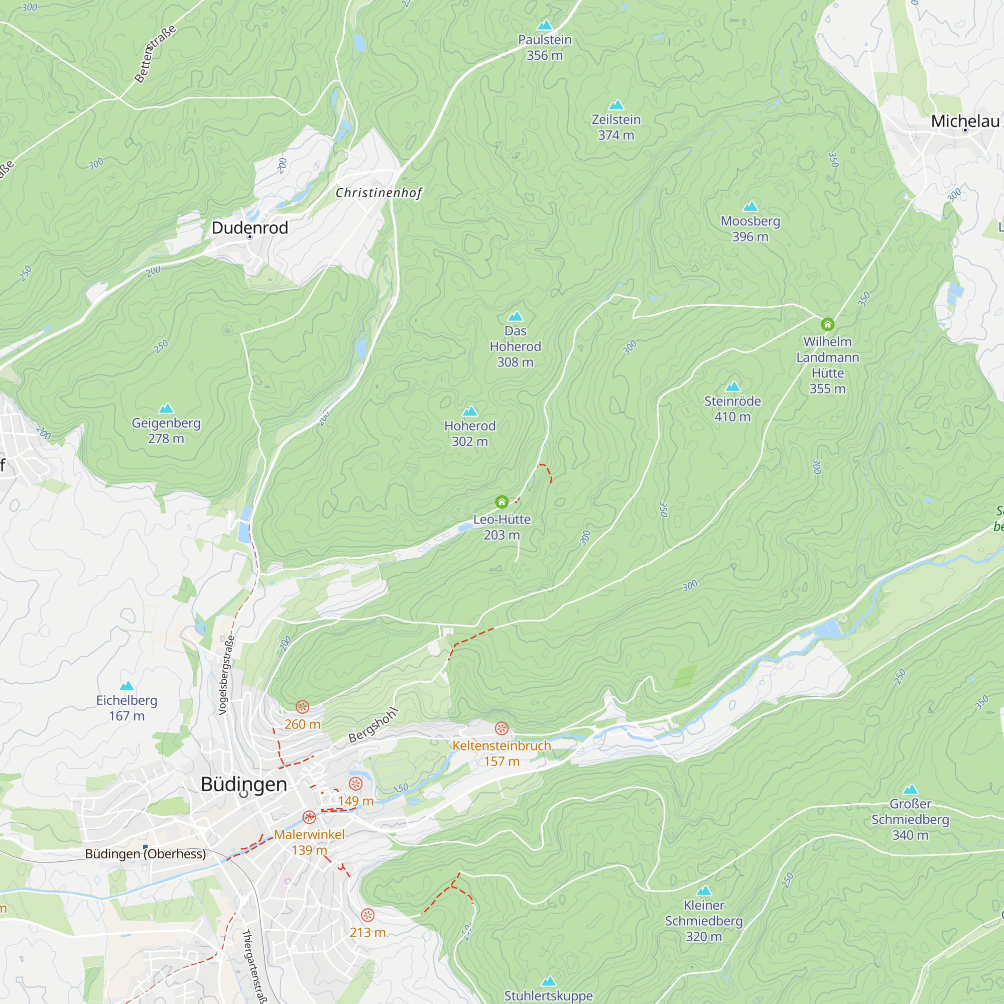 Leo-Hütte map