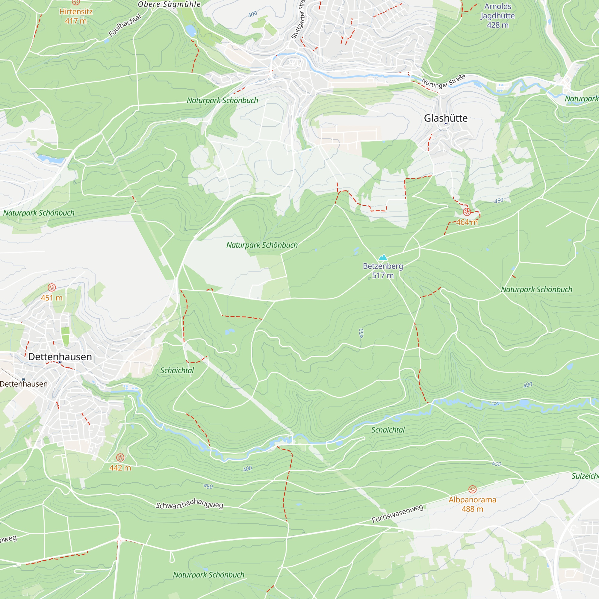 Braunackerhütte map