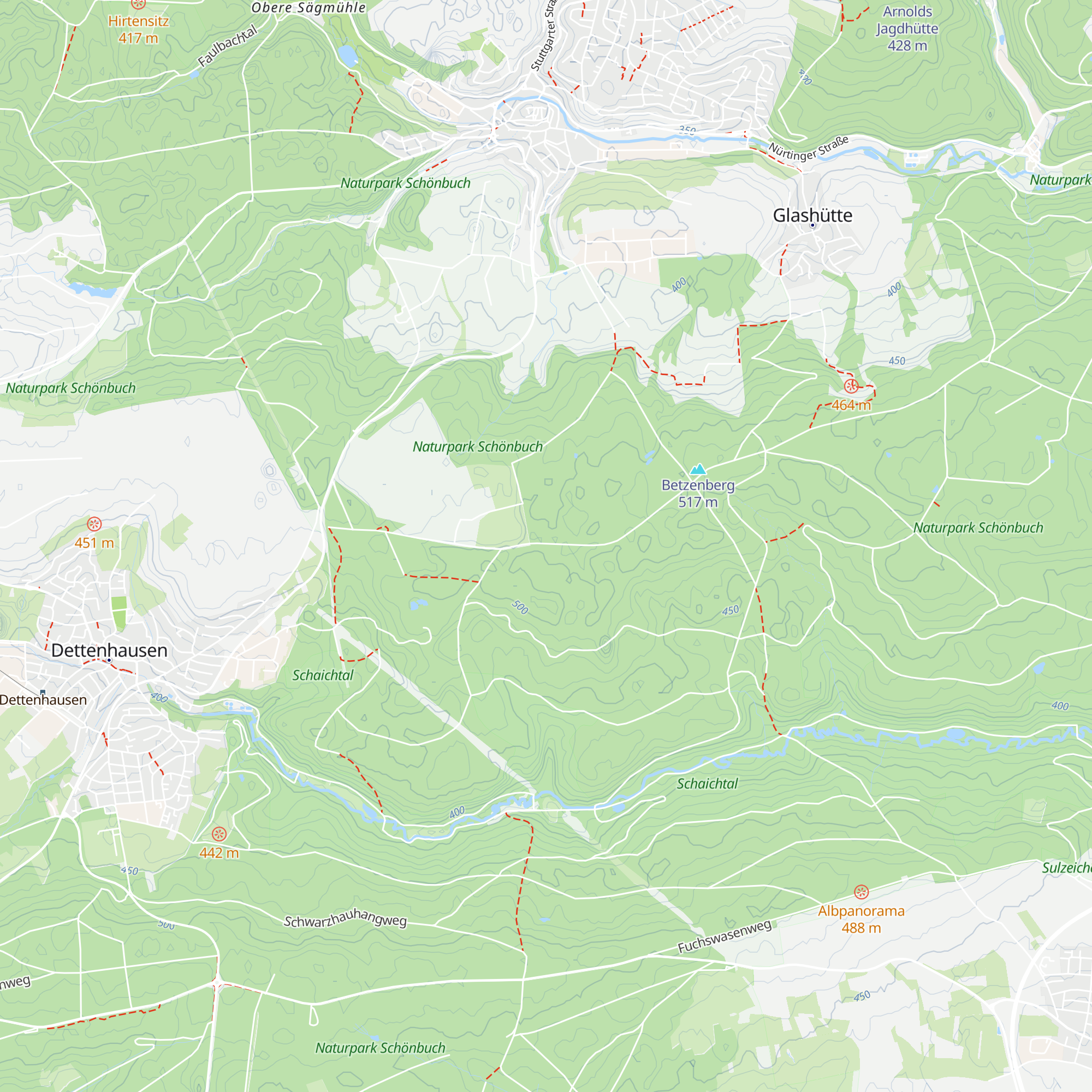 Braunackerhütte map
