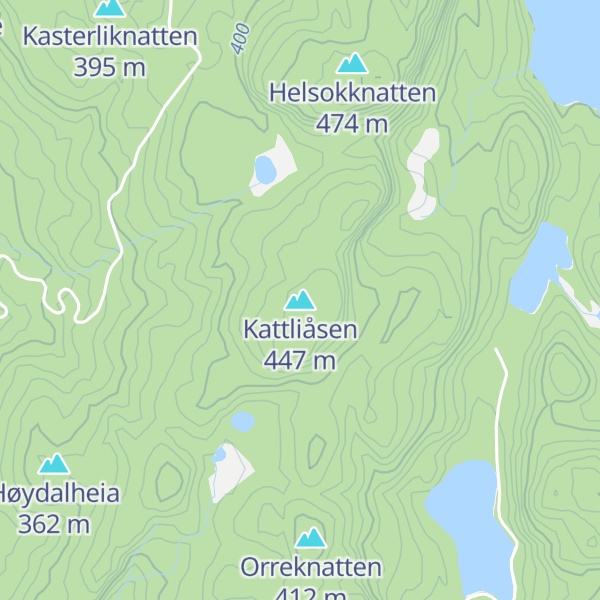 Map of Kattliåsen