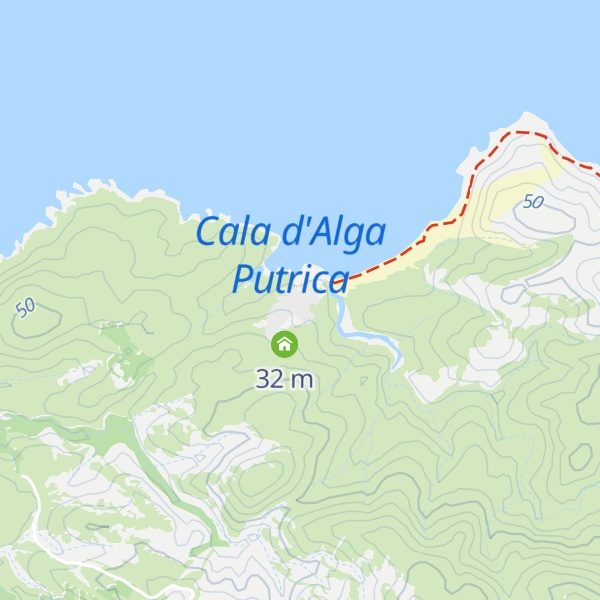Map of Refuges de Ghignu