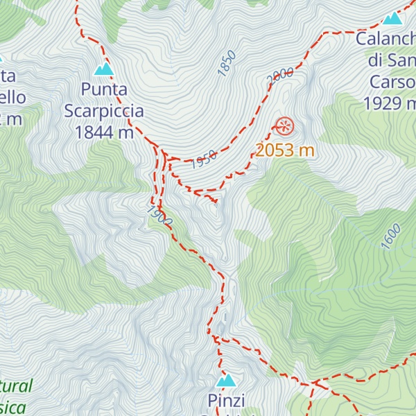 Map of Punta dell'Oriente
