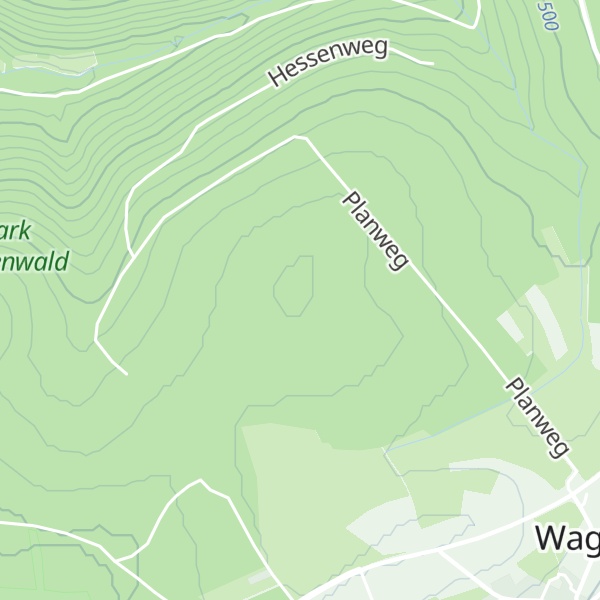 Map of Bergwald