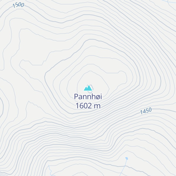 Map of Pannhøi