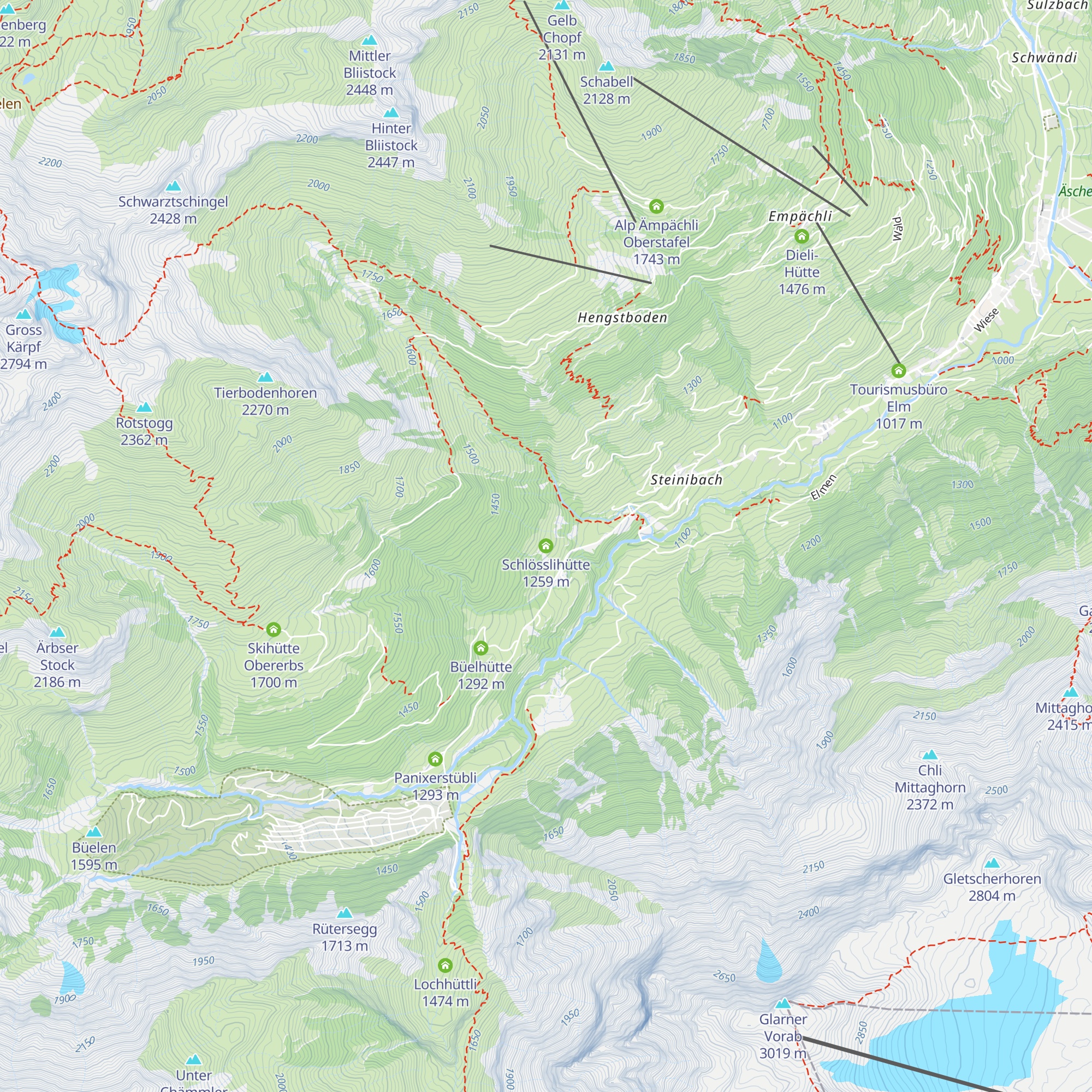 Schlösslihütte map
