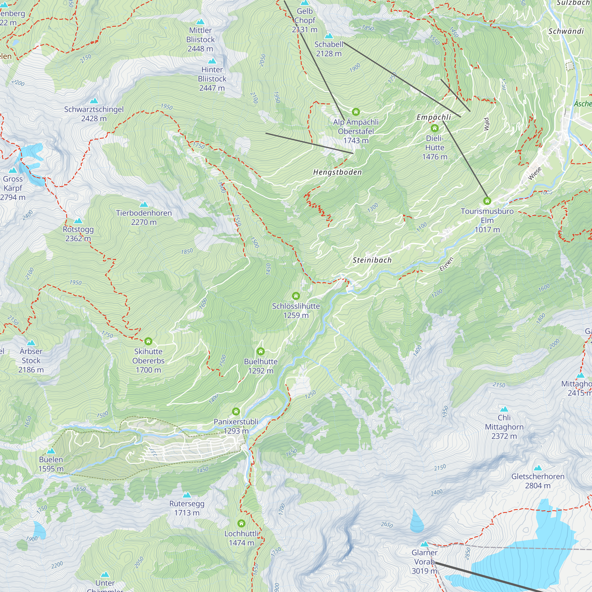 Schlösslihütte map
