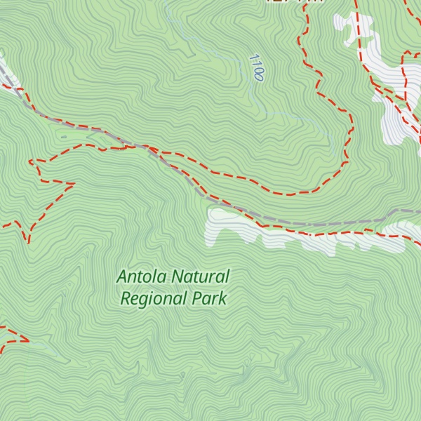 Map of Monte Arvego