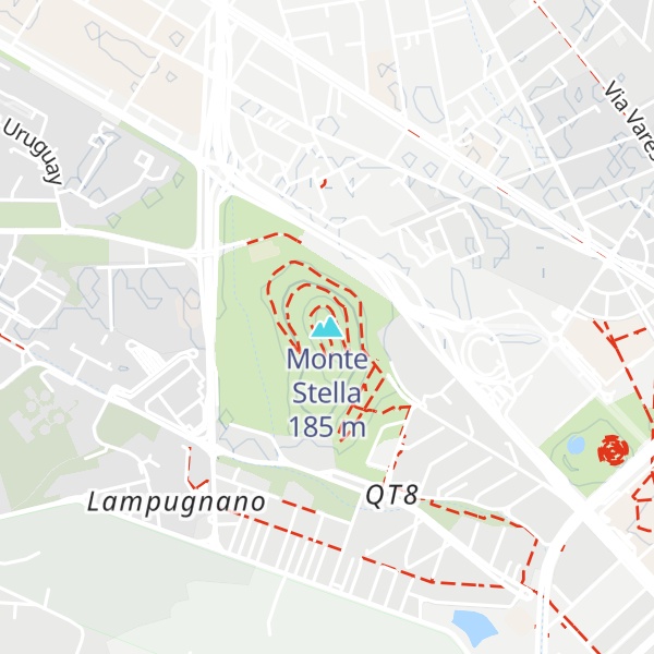 Map of Monte Stella