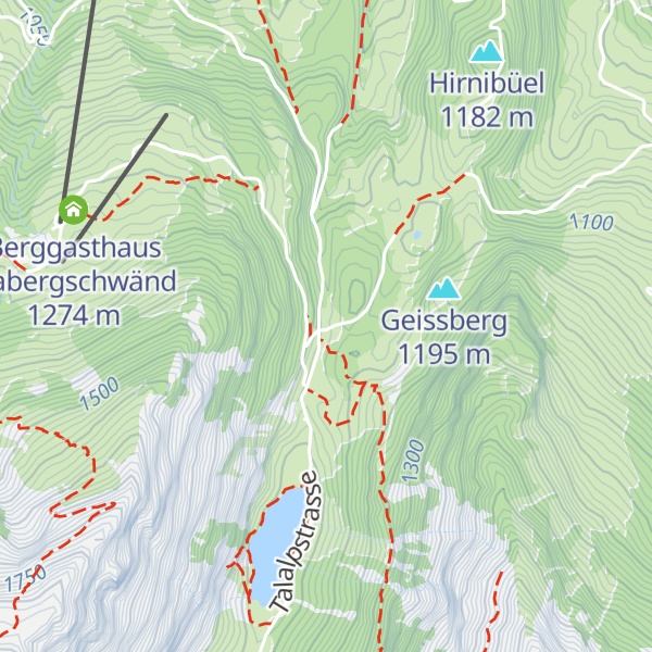 Map of Alp Talalp-Spanegg