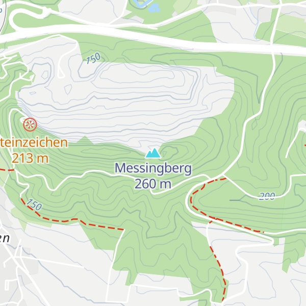 Map of Messingberg