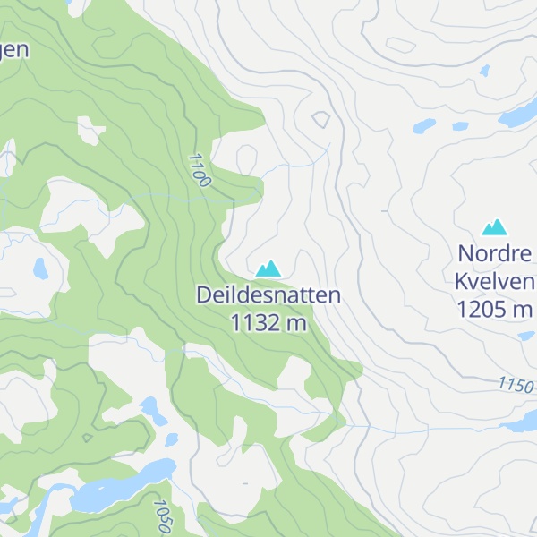 Map of Deildesnatten