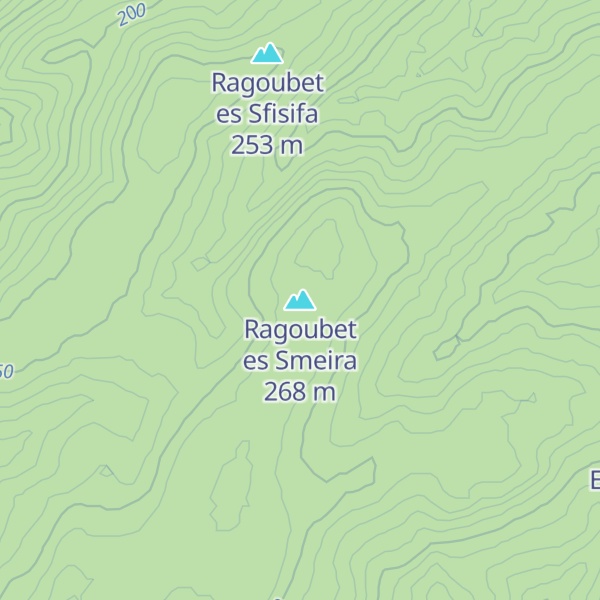 Map of Ragoubet es Smeira