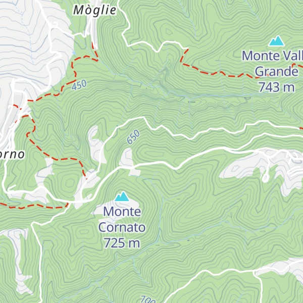 Map of Monte Lungo