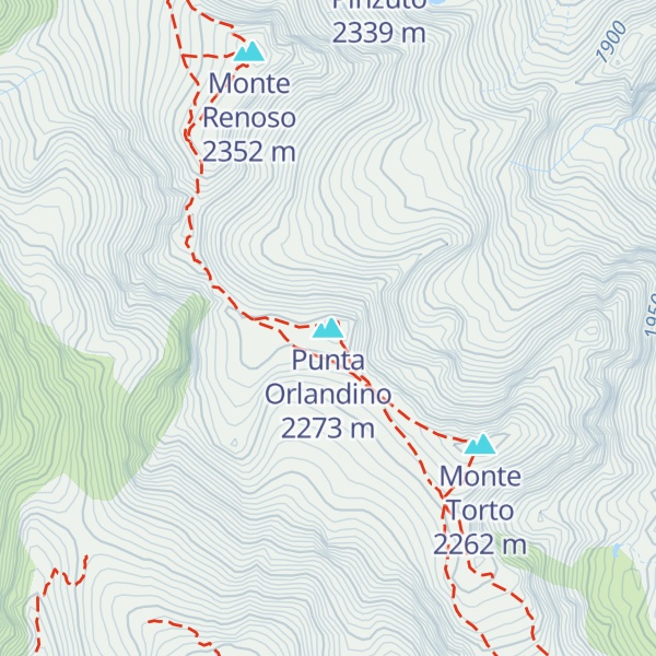Map of Punta Orlandino