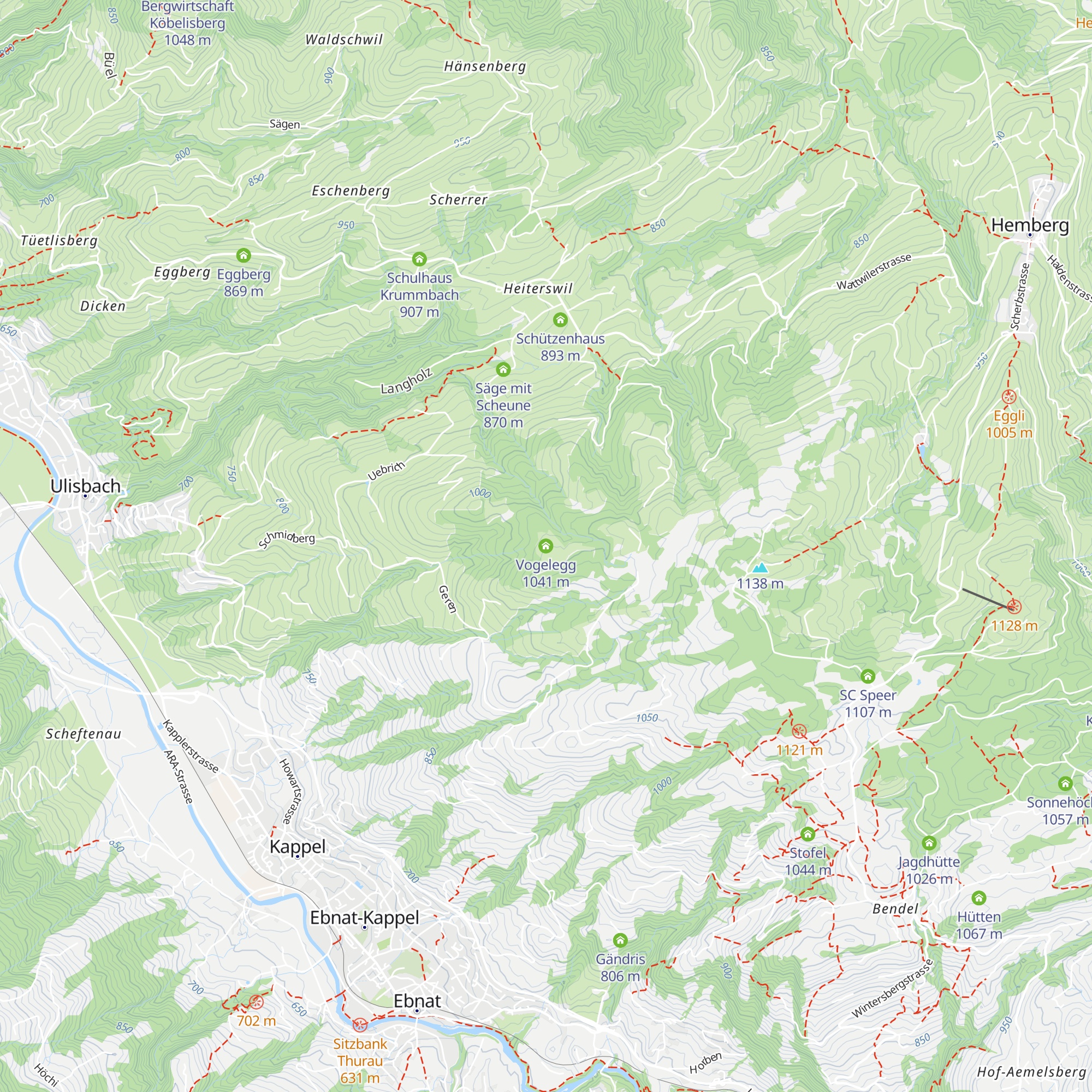 Vogelegg map