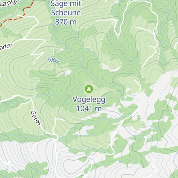 Map of Vogelegg