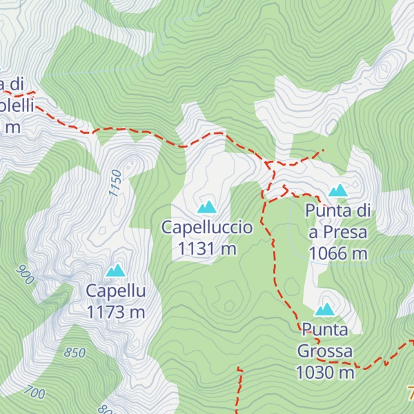 Map of Capelluccio