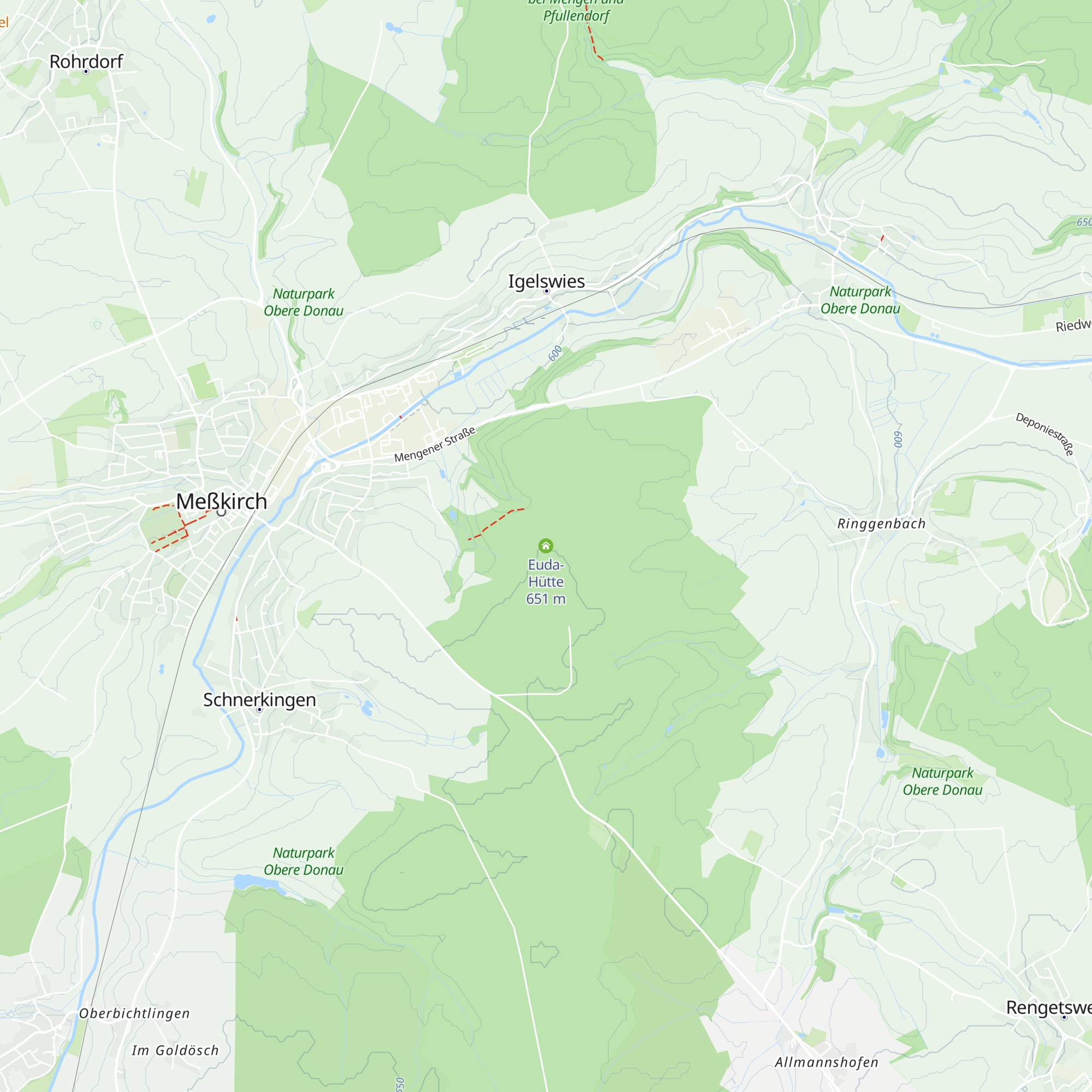 Euda-Hütte map