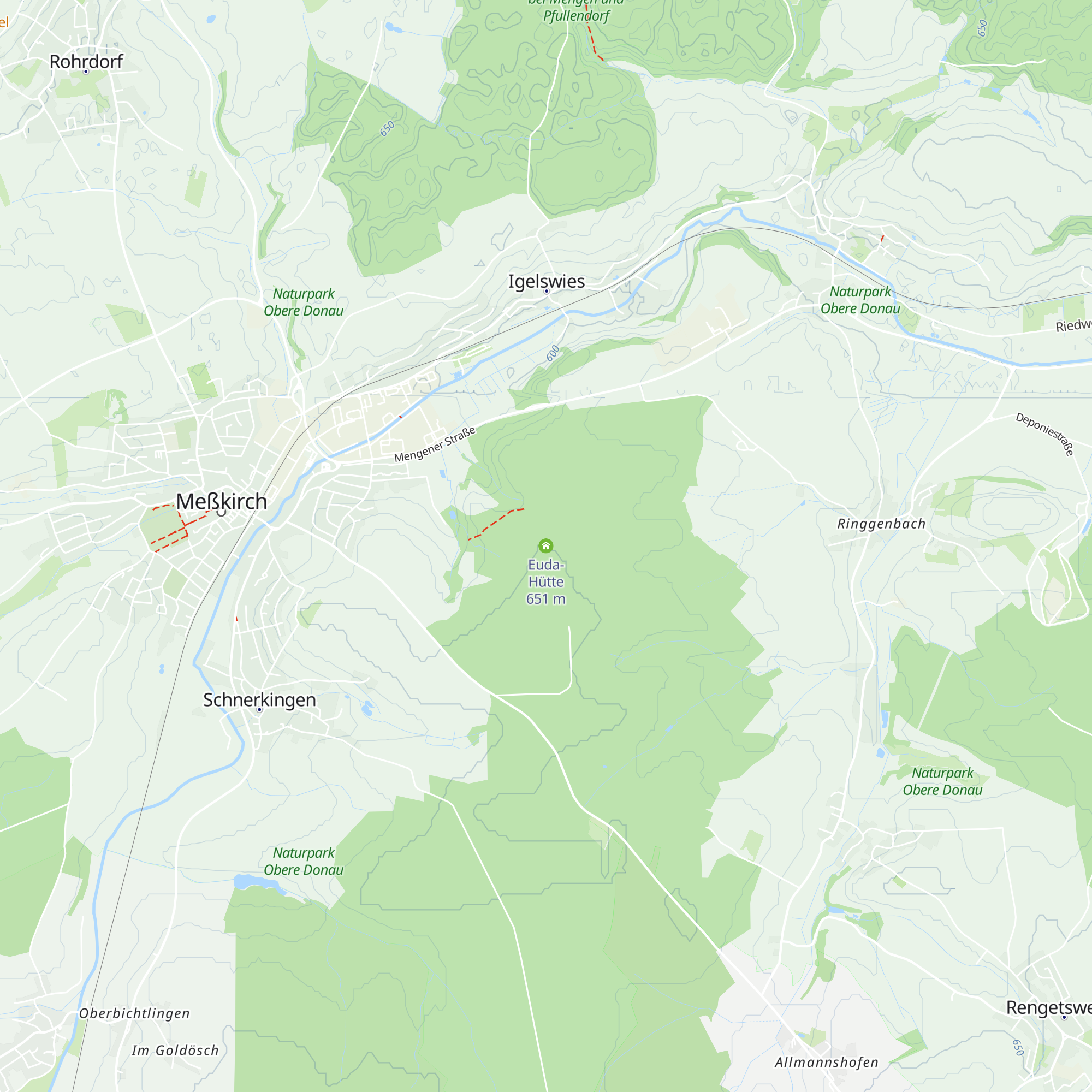 Euda-Hütte map