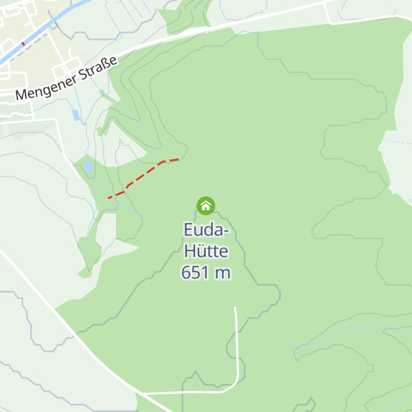 Map of Euda-Hütte