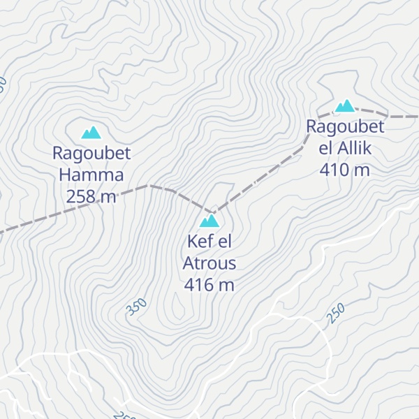 Map of Jebel Bel Harch