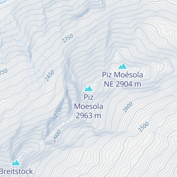 Map of Piz Moesola
